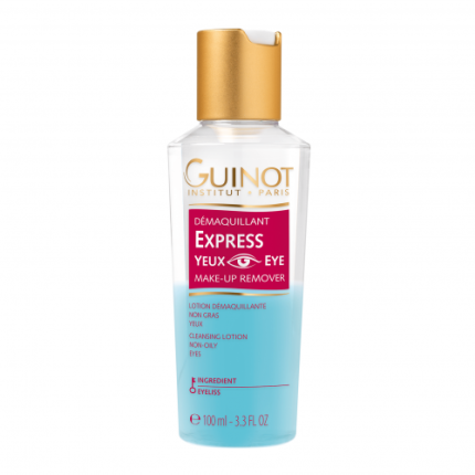 GUINOT Express Eye Make-Up Remover - Dvifazis akių makiažo valiklis, 100 ml